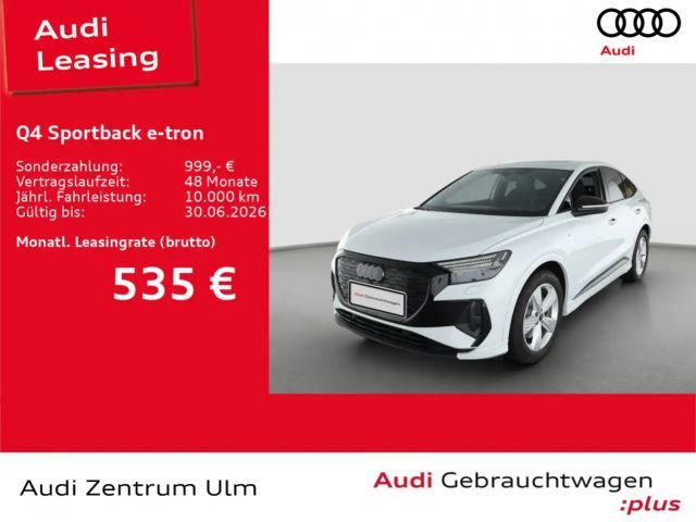 Audi Q4 e-tron Audi Q4 Sportback 45e-tron S-Line AHK PANO 0,25% 2025 Elektrisch