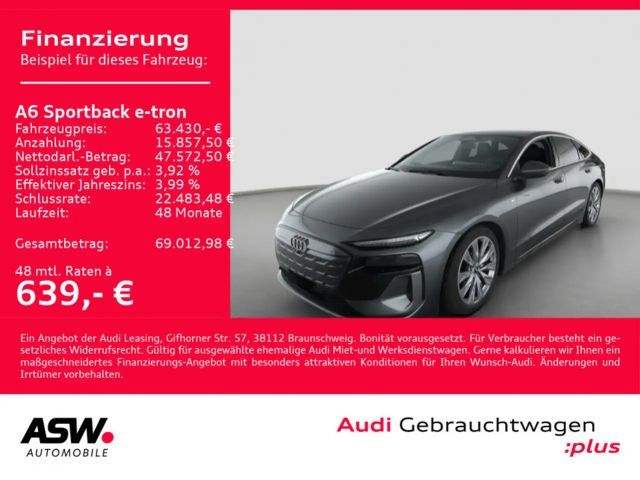 Audi A6 e-tron Sline NAVI MATRIX AHK 360° 2025 Elektrisch