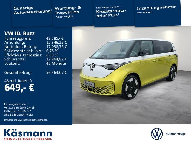 Volkswagen ID. Buzz ID.Buzz Bus Pro AHK MATRIX KAM NAV 2023 Elektrisch