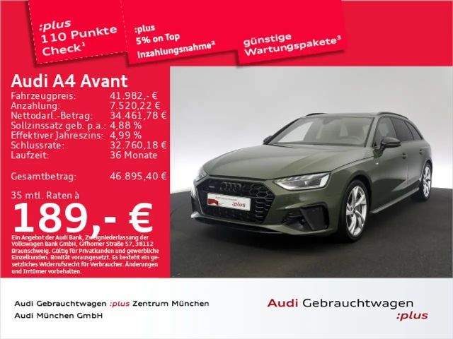 Audi A4 40 TFSI qu. S tronic 2x S line Pano/Mat 2024 Benzine
