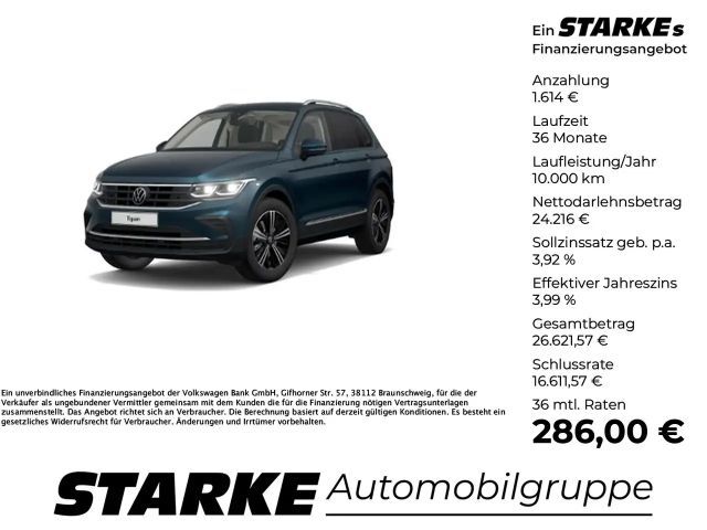 Volkswagen Tiguan 1.5 TSI DSG Life LED-Matrix AHK Navi Kamera ACC 2022 Benzine