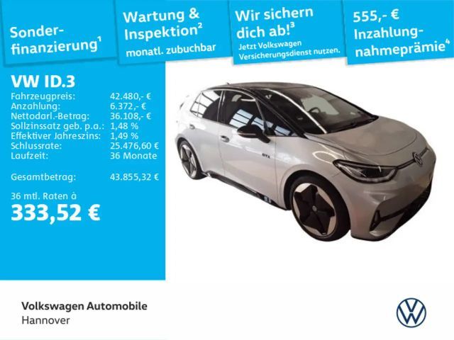 Volkswagen ID.3 GTX Navi LED-Matrix HuD WP ACC PDC SHZ DAB+ 2025 Elektrisch