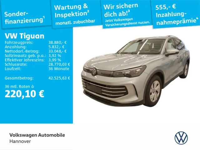 Volkswagen Tiguan 1.5 eTSI Elegance Navi AHK Pano Kamera AC 2025 Benzine