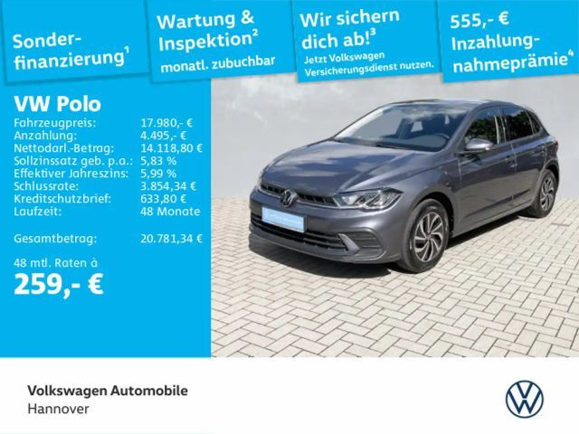 Volkswagen Polo 1.0 TSI DSG Life LED Dig.Cockpit SHZ PDC 2022 Benzine
