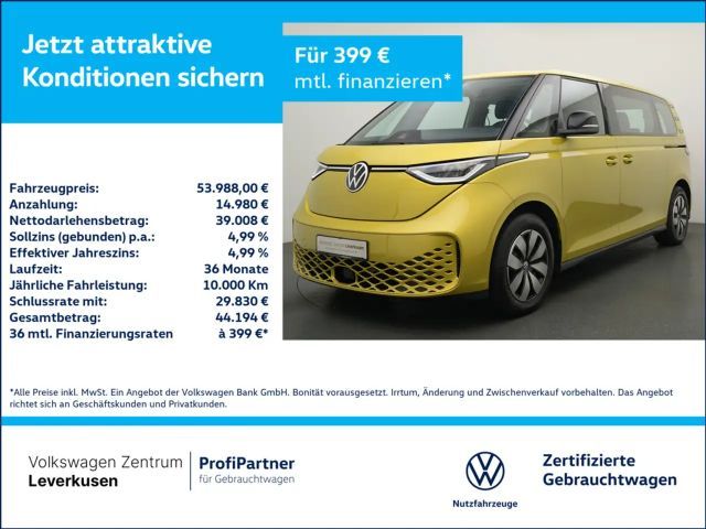 Volkswagen ID. Buzz Pro LR 86KWH AHK ACC NAVI VIRT SHZ L 2025 Elektrisch