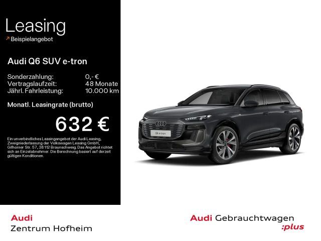 Audi Q6 e-tron performance S line*Air*B&O*AR-HUD* 2025 Elektrisch
