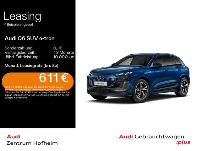 Audi Q6 e-tron performance S line*Air*B&O*AR-HUD* 2025 Elektrisch