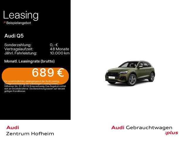 Audi Q5 55 TFSIe qu S line S tro*HUD*Pano*Matrix*Virt 2023 Hybride / Benzine