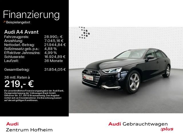 Audi A4 35 TFSI Advanced S tro*LED*Virtual*Navi 2024 Benzine