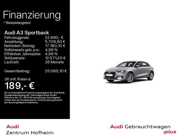 Audi A3 30 TFSI Advanced S tro*LED*Virtual* 2023 Benzine