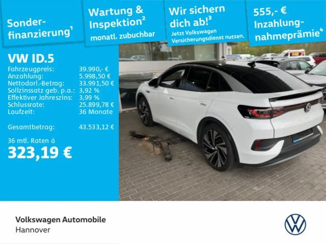 Volkswagen ID.5 Pro Performance Navi HUD AHK LED DigCockpit 2024 Elektrisch