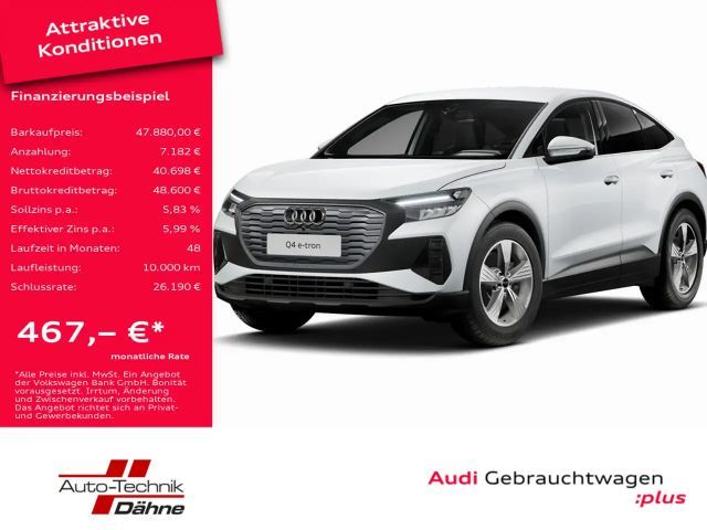 Audi Q4 e-tron Sportback 45 e-tron SHZ NAVI LED 2025 Elektrisch
