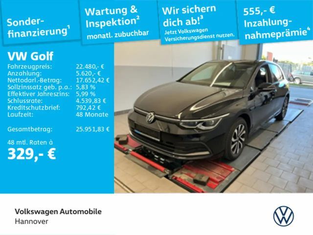Volkswagen Golf VIII 1.5 TSI DSG Navi LED-Matrix Pano DigCo 2021 Benzine