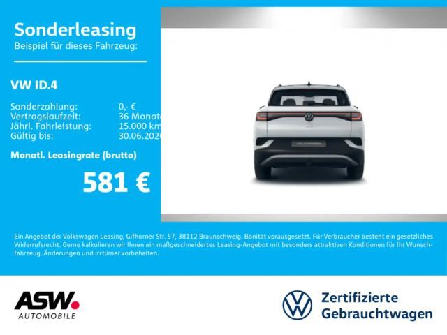 Volkswagen ID.4 Pro LED NAVI 360° WÄRMEPUMPE ACC SHZ AHK 2025 Elektrisch