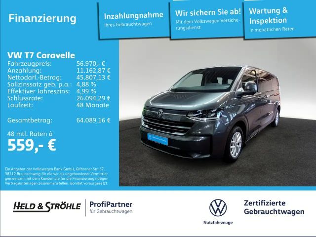 Volkswagen T7 Caravelle STYLE 2.0 TDI AUT LR AHK NAV IQ 8S 2025 Diesel
