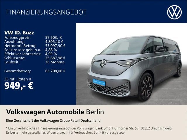 Volkswagen ID. Buzz ID.Buzz Goal LR Lang 2025 Elektrisch
