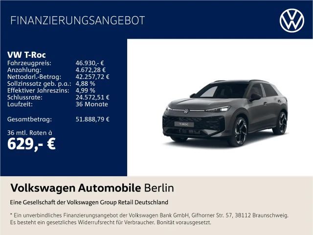 Volkswagen T-Roc R-Line 1.5 l eTSI OPF 110 kW (150 PS) 7-Ga 2026 Benzine