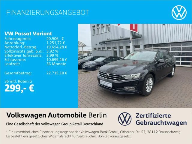 Volkswagen Passat Variant 2.0 TDI DSG Business Navi LED SHZ 2022 Diesel