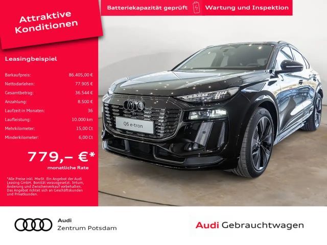 Audi Q6 e-tron Sportback performance PANO AHK STAN 2026 Elektrisch