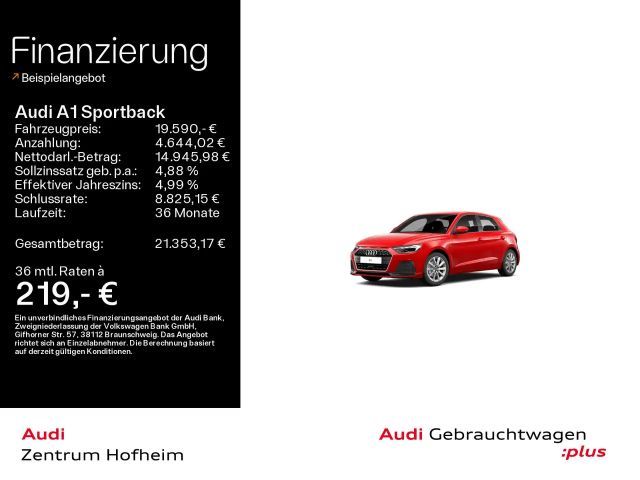 Audi A1 30 TFSI Advanced*Sonos*LED*Virtual* 2022 Benzine