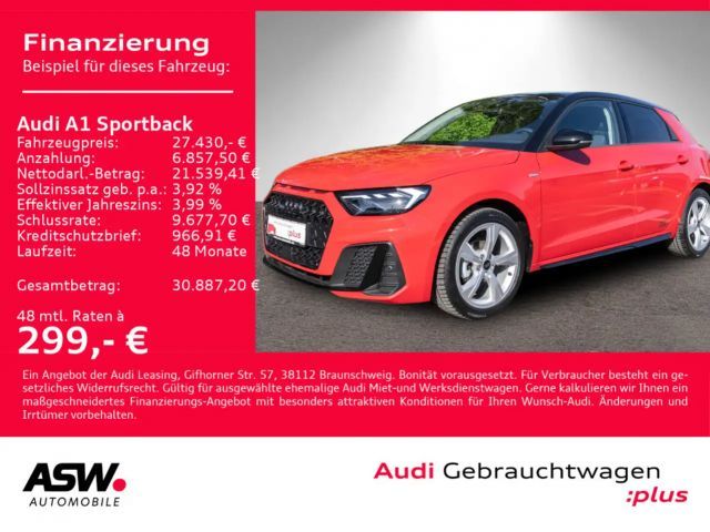 Audi A1 S line 25TFSI NAVI LED SHZ ACC VC 2025 Benzine