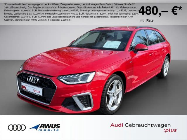 Audi A4 Avant 40 quattro S line AHK, LED, App-Connect 2022 Benzine