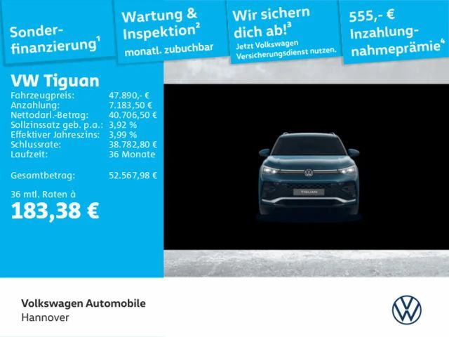 Volkswagen Tiguan 2.0 TDI DSG R-Line IQ-Light DCC AHK ACC H 2025 Diesel
