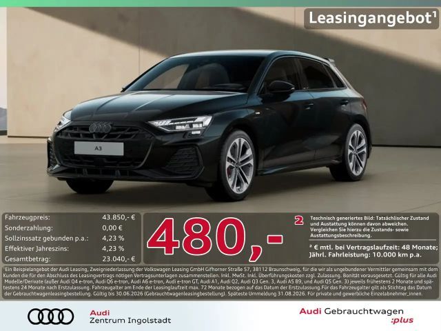 Audi A3 Sportback 45 TFSI e S line MATRIX AHK KAMERA 2025 Hybride / Benzine