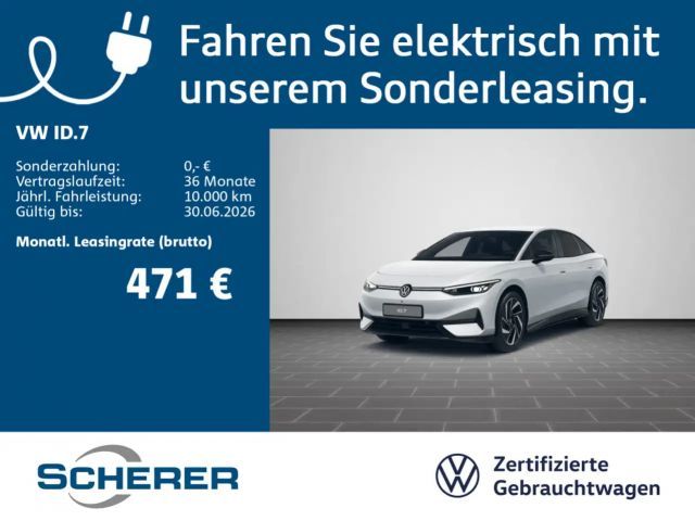 Volkswagen ID.7 Pro 210kW NAVI 360° KAMERA MATRIX-LED SHZ 2025 Elektrisch