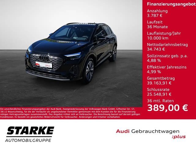 Audi Q4 e-tron 40 NaviPlus LED APS-Plus SHZ GRA Sportsitze 19-... 2024 Elektrisch