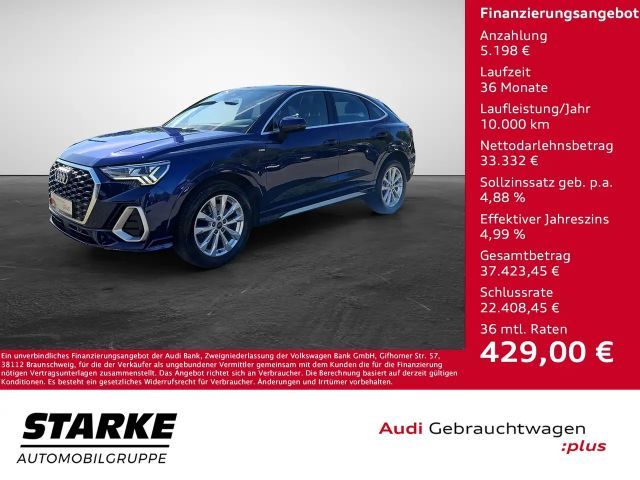 Audi Q3 Sportback 45 TFSI e S tronic NaviPlus Matrix AH... 2023 Hybride / Benzine