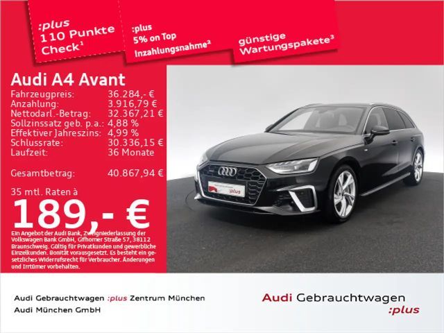 Audi A4 40 TFSI qu. S tronic 2x S line Matrix/N 2024 Benzine