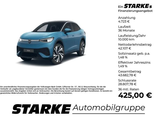 Volkswagen ID.5 Pro LED-Matrix AHK HarmanKardon HeadUp 2025 Elektrisch