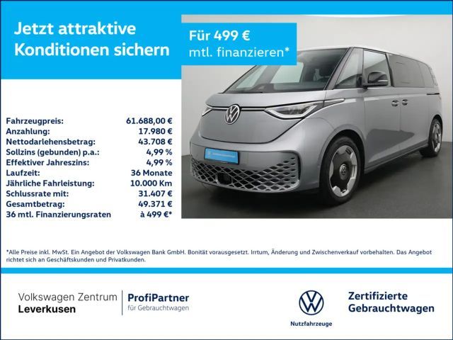 Volkswagen ID. Buzz Pro LR 86KWH CARPLAY PDC ACC NAVI VIRT 2025 Elektrisch