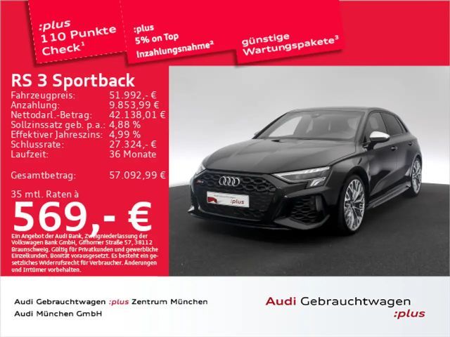 Audi RS3 RS3 Sportback S tronic Sportabgas/280kmH/B&O 2023 Benzine