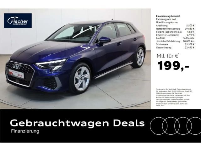 Audi A3 Sportback 30 TFSI S line VIRTUAL/LED/NAV/SH 2023 Benzine