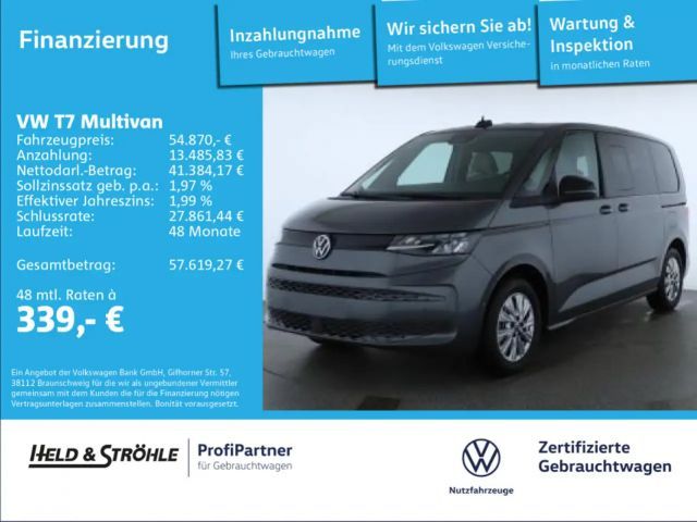 Volkswagen T7 Multivan 2.0 TSI KÜ AHK 6Si LED NAV KAM E-TÜR 2025 Benzine