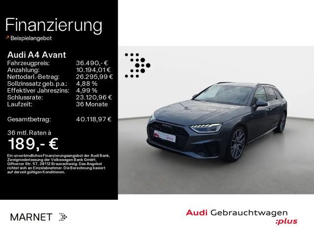 Audi A4 45 TFSI quattro S line competition*Navi 2022 Benzine