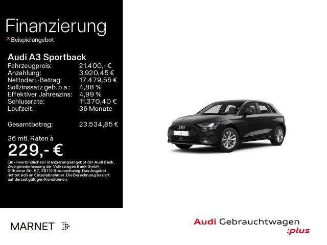 Audi A3 30 TDI*AHK*Alu*PDC*Pano*Audi Connec 2024 Diesel