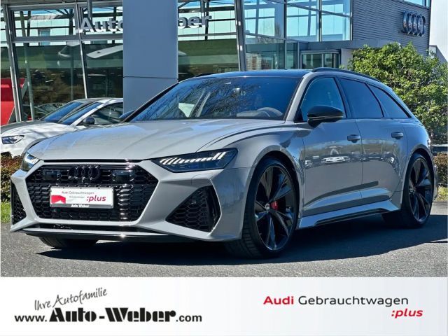 Audi RS6 Avant BLACK PANO HUD NIGHT STHZG B&O 280km/h 2025 Benzine