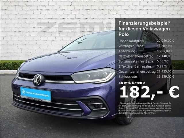 Volkswagen Polo VI 1.0 TSI Style Navi Digitales Cockpit LED Blendf 2024 Benzine