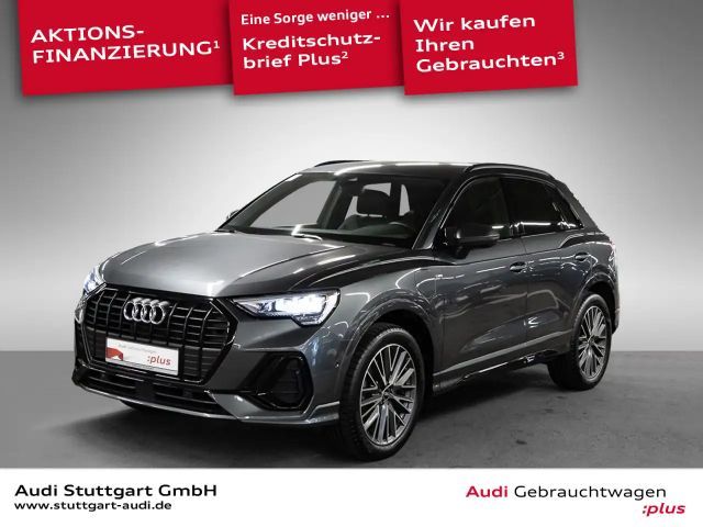 Audi Q3 45 TFSI e S line LED Leder virtCo Kamera 19" 2022 Hybride / Benzine