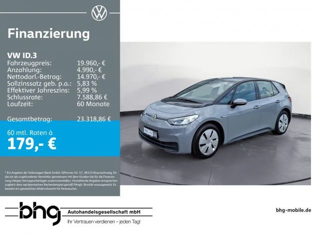 Volkswagen ID.3 Pro 62 LED Navi connect Climatronic Standkl 2022 Elektrisch