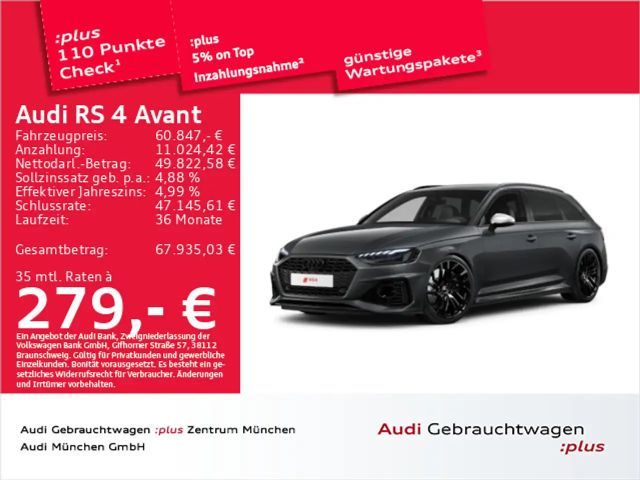 Audi RS4 RS4 Avant Dynamik/B&O/Sportabgas/Matrix 2023 Benzine