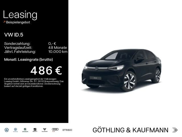 Volkswagen ID.5 Pro *NAVI*WP*PANO*AHK*BlackStyle*H&K*360*IQ 2025 Elektrisch