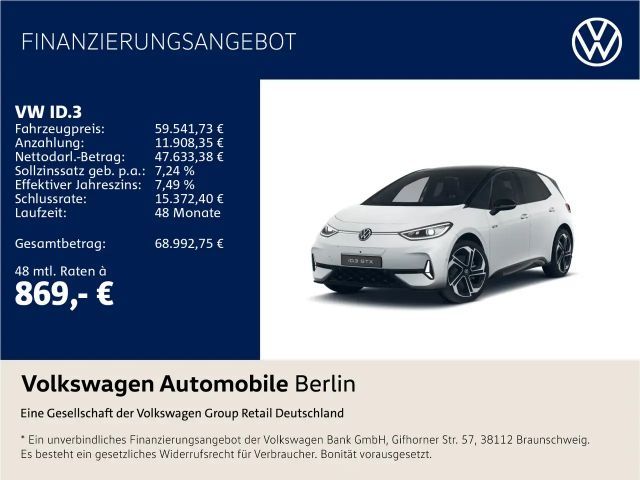 Volkswagen ID.3 GTX 2025 Elektrisch