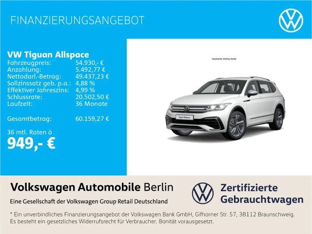Volkswagen Tiguan Allspace 2.0 TDI DSG R-Line 4Motion Navi 2022 Diesel