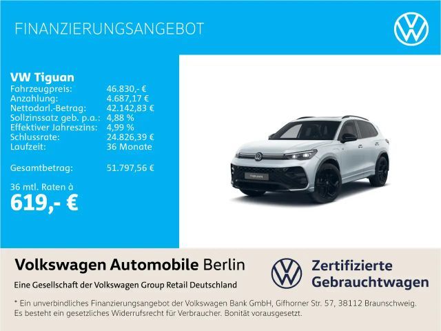 Volkswagen Tiguan 1.5 TSI DSG eHybrid R-Line Pano Navi LED 2024 Hybride / Benzine