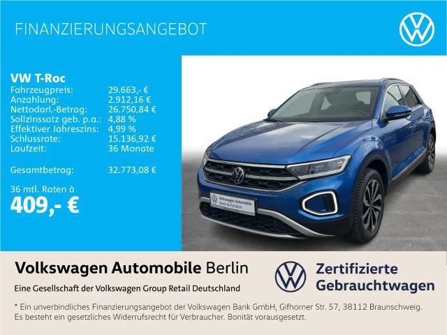 Volkswagen T-Roc 1.5 TSI DSG Style Navi LED ACC SHZ PDC 2023 Benzine