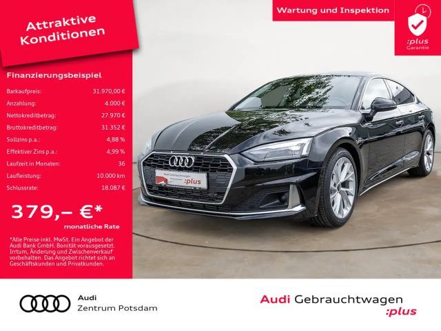 Audi A5 Sportback 35 TFSI LED AHK ACC NAVI PDC 2023 Benzine